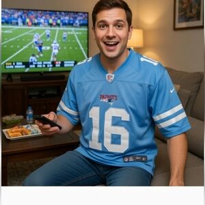 Nike - NFL New England Patriots Vintage Tee - Mens Large # 16 - Great Condition